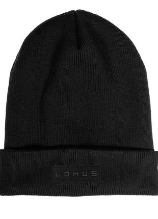 Шапка дизайнерская casual з логотипом lomus ломаченко бренд усик  черная