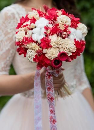 Свадебный букет «торжество любви». букет невесты. букет цветов