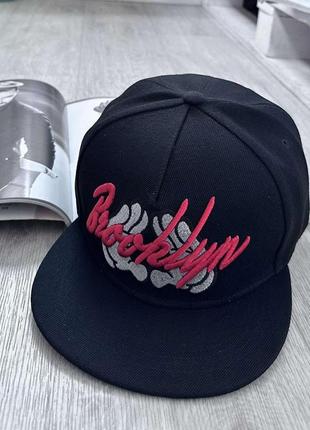 Кепка снепбек (snapback) brooklyn la familia чорний 56-61р (9042)
