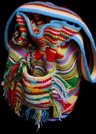 Вязаная крючком сумка колумбийская мочила1 фото
