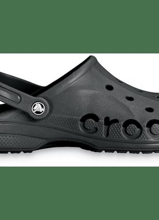 Сабо crocs baya мужские черные сабо крокс, оригинал.2 фото