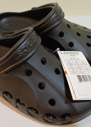 Сабо crocs baya чоловічі чорні сабо крокс, оригінал, м10/43-44/28 см.8 фото