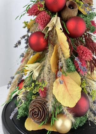 Композиция интерьерная «елка» шафрановая