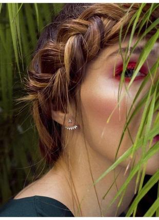 Сережки солнце 2
