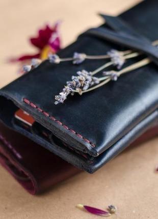 Стильний шкіряний аксесуар шкіряний гаманець подарунок чоловікові жінці подарунок шкіряний1 фото