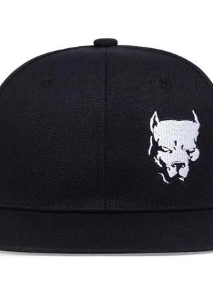 Кепка снепбек (snapback)  pitbull  черный   56-61р  (9053)2 фото