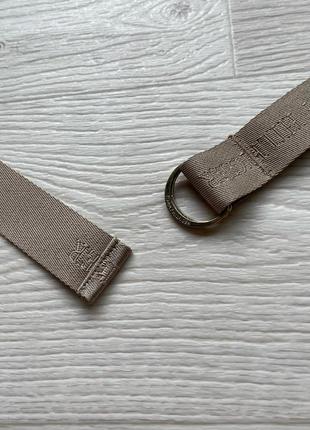 Шикарный ремень mommy hilfiger logo webbing belt beige4 фото