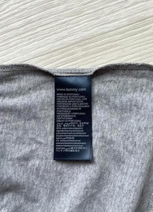 Базова футболка tommy hilfiger organic cotton stretch slim fit t-shirt grey9 фото