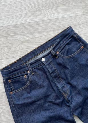 Круті джинси levi’s 501 original fit jeans blue onewash3 фото