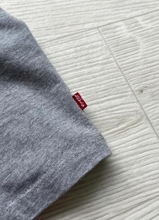 Крута футболка levis box logo graphic t-shirt grey8 фото