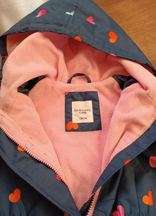 Весняна курточка на флісі для дівчинки. рукав від шиї-54, довжина-57,в грудях-412 фото