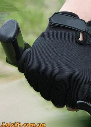 Тактические перчатки без пальцев 5.11 черные безпалые безпалки