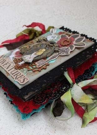 Винтажный блокнот алиса в стране чудес , джанк журнал , винтажный ежедневник ручной работы