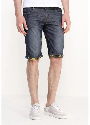 Чоловічі джинсові шорти justboy 38 l xl 48 50 52 бавовна літні тонкі1 фото