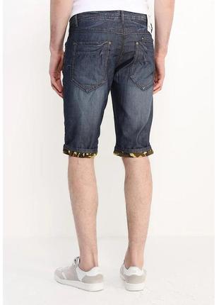 Чоловічі джинсові шорти justboy 38 l xl 48 50 52 бавовна літні тонкі2 фото