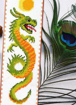 Набір для вишивки закладки "китайський дракон" код товара: ksk2-2002 фото