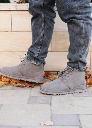 Ugg neumel grey уггі чоловічі накладений платіж4 фото