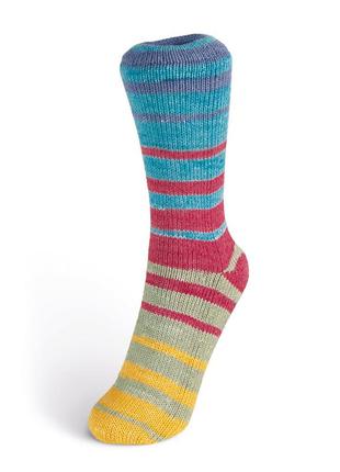 Хлопковая носочноя пряжа laines du nord summer sock, 1051 фото