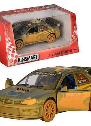 Коллекционная игрушечная машинка subaru impreza wrc 2007 kinsmart (kt5328wy)