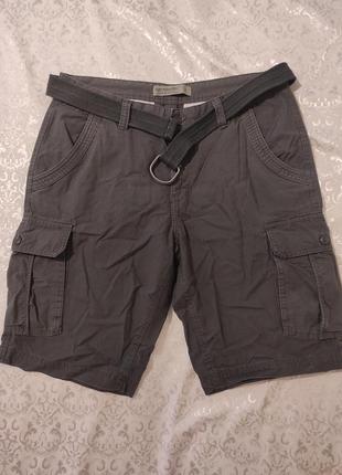 Шорты clockhouse regular shorts с пояском1 фото