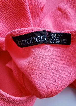 Топ boohoo  10 uk s неоновий розовый цвет колір5 фото