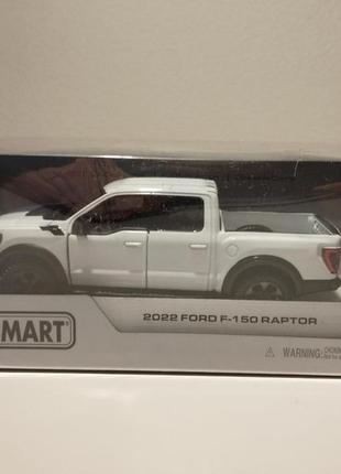 Колекційна іграшкова машинка kinsmart пікап ford f-150 rapto kt5436w