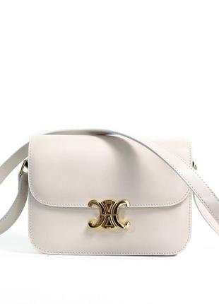 Сумка celine claude crossbody bag white