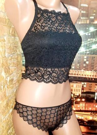 Шикарний холдер бра бралет нескхолдер комплект жіночої білизни