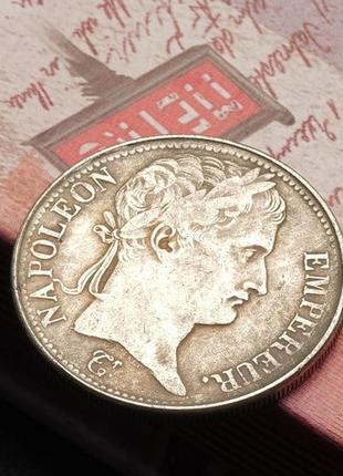Сувенир памятная серебряная монета 5 франков французского наполеона i 1812 год