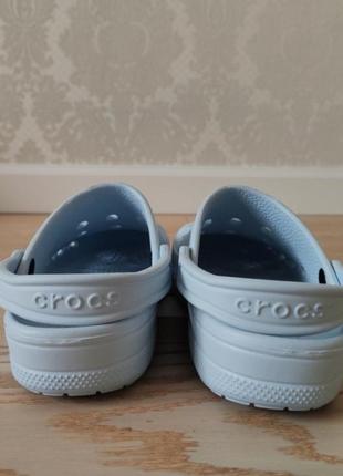 Crocs baya clog сабо голубые женские крокс байа, оригинал.6 фото