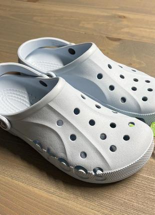 Crocs baya clog сабо блакитні жіночі крокс байа, оригінал.9 фото