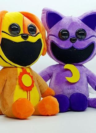 Набір м'яких іграшок star toys "усміхнені звірята кіт дрімот і пеклопес" 00517-912