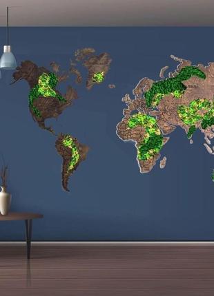 Декоративні карти світу2 фото