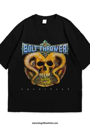 Футболка с принтом bolt thrower spearhead m черный