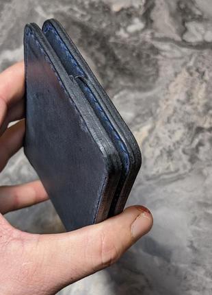 Чоловічий гаманець, затискач для грошей ручної роботи6 фото