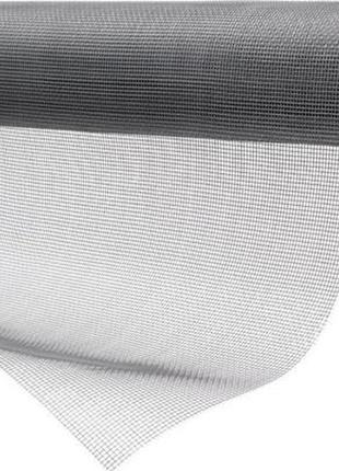 Сетка москитная фибергласс на металлопластиковые окна bsv 1.60 x 30 м серая