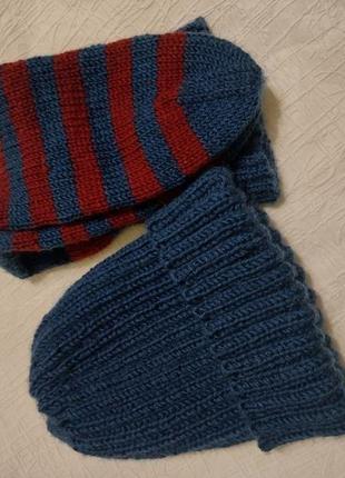 Чоловічий комплект шапка та шкарпетки вовна 100%9 фото