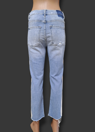Летние укороченные стрейчевые джинсы3 фото