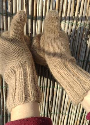 Пухові рукавички2 фото