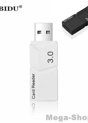 Внешний кард-ридер usb 3.0 для microsd. картридер считыватель флеш-карт tf card wr22w