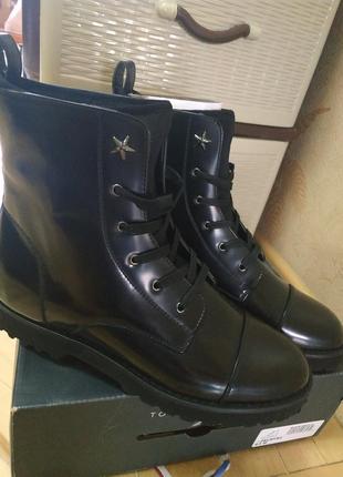 Ботинки стильные черные лакированные tommy hilfiger(оригинал) 39,5-40 р.8 фото