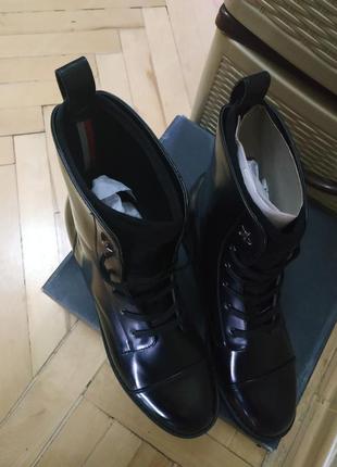 Ботинки стильные черные лакированные tommy hilfiger(оригинал) 39,5-40 р.10 фото
