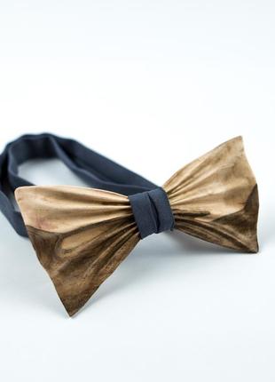 Дерев'яна краватка-метелик . подарунок на річницю для чоловіка. дерев'яний аксесуар.3 фото
