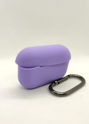 Силиконовый чехол с карабином для airpods pro / pro 2
