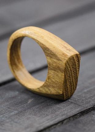 Кольцо из дерева унисекс2 фото
