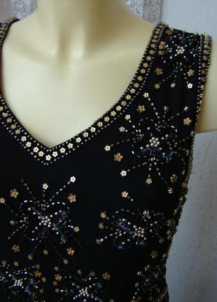 Платье вечернее с бисером lace&beads р.44-46 76944 фото
