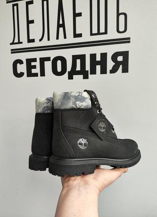 Продам черевики timberland women's 6 in premium black nubuck waterproof insulated boots5 фото