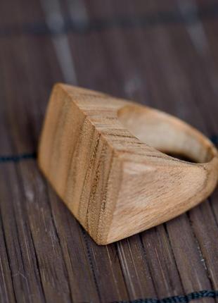 Дерев'яний перстень унісекс2 фото