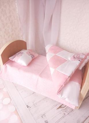 Постель для кукольных кроватки2 фото