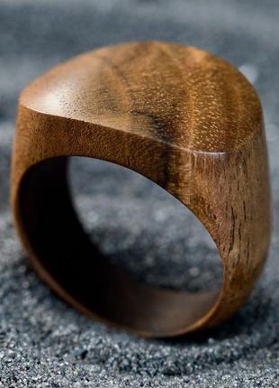 Дерев'яний перстень1 фото